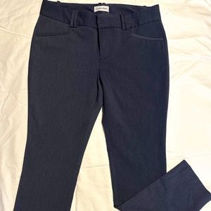 CALVIN KLEIN WOMENS DRESS PANTS -NAVY SZ 4